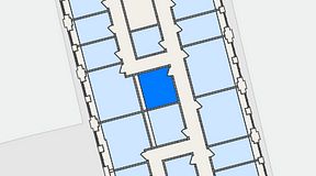
							Planritning för The Works Ringvägen, 1 privata rum, 11 m²