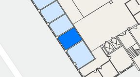 
							Planritning för THE WORKS Arenastaden, 1 privata rum, 13 m²