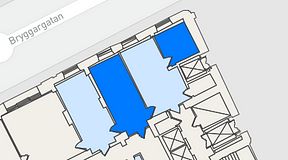 
							Planritning för 7A Posthuset, Vasagatan 28, 2 privata rum, 47 m²