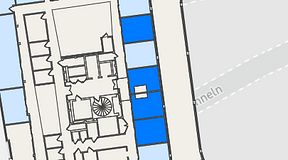 Planritning för Epicenter, 4 privata rum, 108 m²