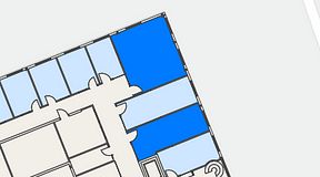 Planritning för C/O Mölndal, 2 privata rum, 57 m²