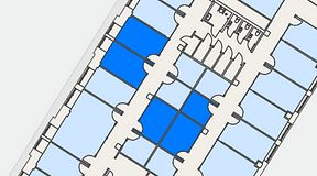 
							Planritning för Convendum Sundbyberg, 5 privata rum, 60 m²