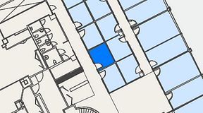 Planritning för Convendum Vasagatan 16, 1 privata rum, 9 m²