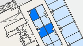 
							Planritning för Convendum Vasagatan 16, 3 privata rum, 29 m²