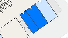Planritning för Fabriken Rökerigatan 20, 2 privata rum, 100 m²