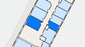 
							Planritning för SFL 7, 2 privata rum, 28 m²