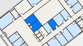 
							Planritning för Convendum Avenyn, 3 privata rum, 30 m²