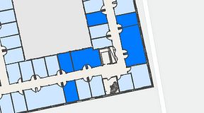 
							Planritning för Regus Gustav III:s Boulevard 34, 5 privata rum, 98 m²