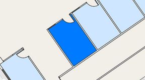 
							Planritning för Hej!Workshop Kungens Kurva, 1 privata rum, 16 m²