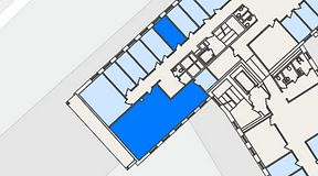 
							Planritning för FASTOFFICE S:t Olofsgatan, 2 privata rum, 71 m²