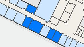 
							Planritning för Quick Office Älvsjö, 5 privata rum, 63 m²