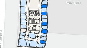 
							Planritning för Regus Hyllie Stationstorg 31, 5 privata rum, 42 m²
