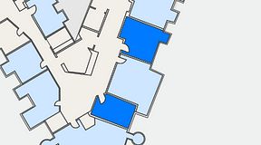 
							Planritning för Kontoret Nybroviken, 2 privata rum, 24 m²