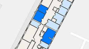 
							Planritning för SFL 7, 3 privata rum, 50 m²