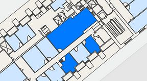 
							Planritning för Spaces Gamla Stan, 3 privata rum, 75 m²