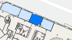 
							Planritning för Convendum Biblioteksgatan 29, 1 privata rum, 19 m²