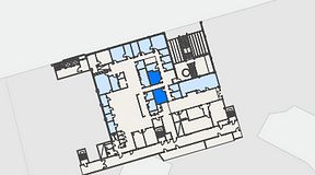 
							Planritning för Flexiwork Hovet, 2 privata rum, 34 m²