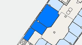 
							Planritning för FASTOFFICE Raisiogatan 1, 3 privata rum, 68 m²