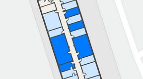 
							Planritning för FASTOFFICE Linta Gårdsväg, 5 privata rum, 100 m²
