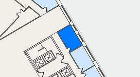 
							Planritning för United Spaces Lindholmen, 1 privata rum, 18 m²