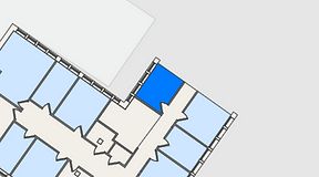 
							Planritning för FirstOffice Måttbandsvägen 12, 1 privata rum, 11 m²