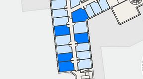 
							Planritning för Regus Rotsunda, 5 privata rum, 95 m²