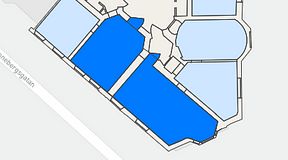
							Planritning för OW3, 2 privata rum, 82 m²
