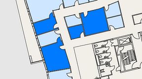 
							Planritning för Mindpark Mölndal, 4 privata rum, 71 m²