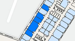 
							Planritning för Convendum Sundbyberg, 5 privata rum, 92 m²
