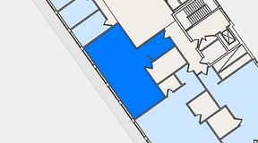 
							Planritning för FirstOffice Västra Hamnen, 1 privata rum, 80 m²