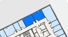 
							Planritning för Spaces Hyllie Vista, 2 privata rum, 36 m²