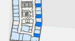 
							Planritning för Regus Hyllie Stationstorg 31, 4 privata rum, 34 m²
