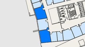 
							Planritning för Mindpark Mölndal, 2 privata rum, 56 m²