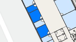 
							Planritning för Convendum Vasagatan 16, 3 privata rum, 45 m²