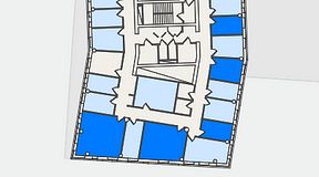 
							Planritning för Regus Hyllie Stationstorg 31, 5 privata rum, 72 m²