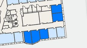 
							Planritning för Regus Saltsjö-Boo, 5 privata rum, 52 m²