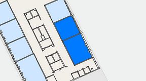 
							Planritning för Convendum Vegagatan 14, 2 privata rum, 29 m²