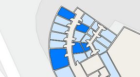 
							Planritning för Quick Office Bromma Blocks, 5 privata rum, 62 m²