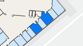 
							Planritning för Spaces Helsingborg Väla, 2 privata rum, 31 m²
