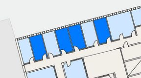 
							Planritning för Regus Lidingö, 4 privata rum, 40 m²