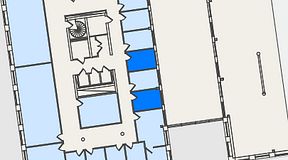 
							Planritning för Spaces Nordenskiöldsgatan, 2 privata rum, 18 m²