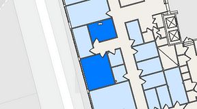 
							Planritning för Entreprenörsgatan Hasselbladshuset, 2 privata rum, 37 m²