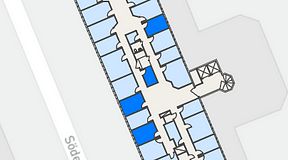 
							Planritning för Regus Helsingborg Södergatan, 4 privata rum, 40 m²