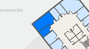 
							Planritning för FASTOFFICE Lunda, 2 privata rum, 37 m²