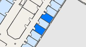 Planritning för Easy Office Skarpnäck, 2 privata rum, 16 m²
