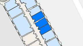 Planritning för Convendum Spårvagnshallarna, 3 privata rum, 36 m²