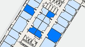 
							Planritning för Convendum Sundbyberg, 5 privata rum, 65 m²