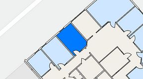 Planritning för Easy Office Kungsängen, 1 privata rum, 16 m²