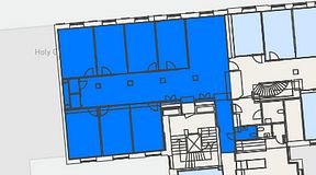 Planritning för Convendum Kungsgatan 9, 1 privata rum, 190 m²