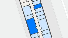 
							Planritning för FASTOFFICE Linta Gårdsväg, 2 privata rum, 40 m²
